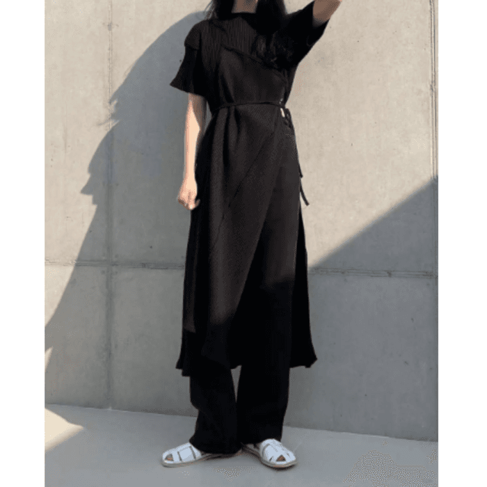 骨格ストレート2ピースキャミワンピース