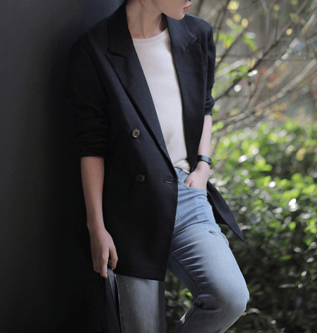 骨格ストレートテーラードジャケット