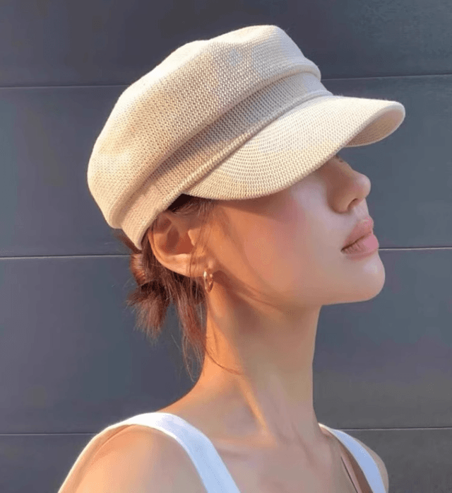 骨格ストレートシンプルマドロスキャスケット