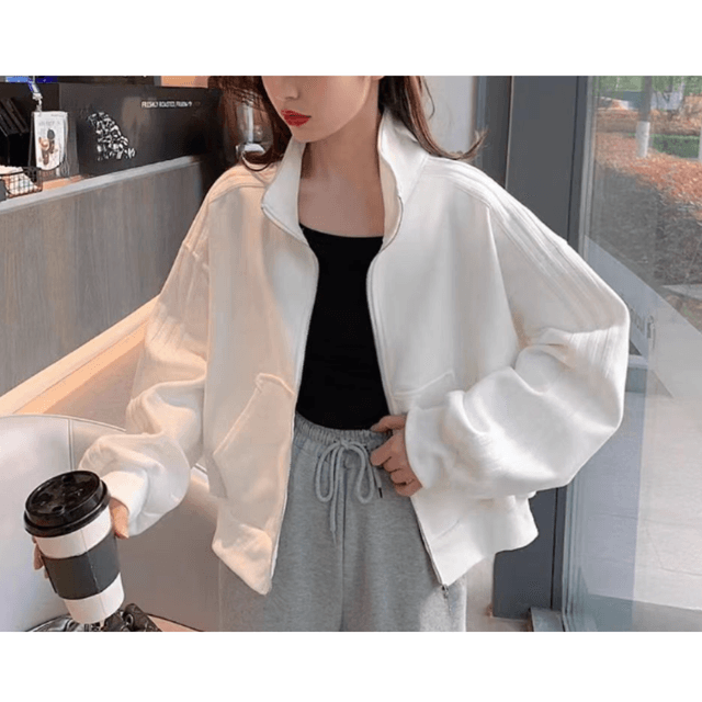 骨格ストレートスタジャンブルゾン