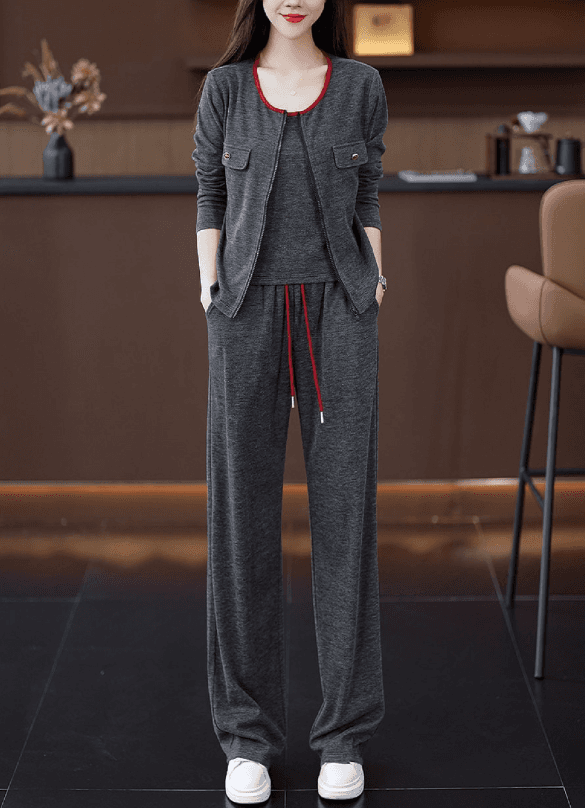 骨格ストレートUネックIラインスタイル３点セット