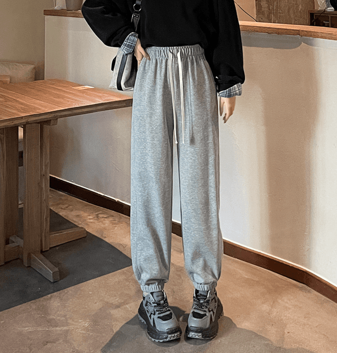 骨格ストレートカジュアルスウェットパンツ