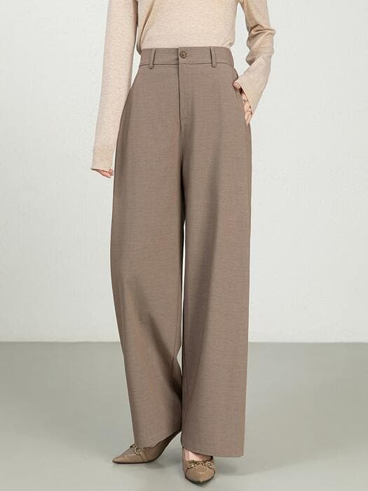 骨格ストレートベーシックストレートパンツ