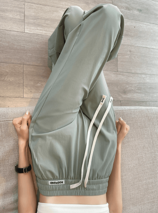 骨格ストレートワイドレッグサマーパンツ