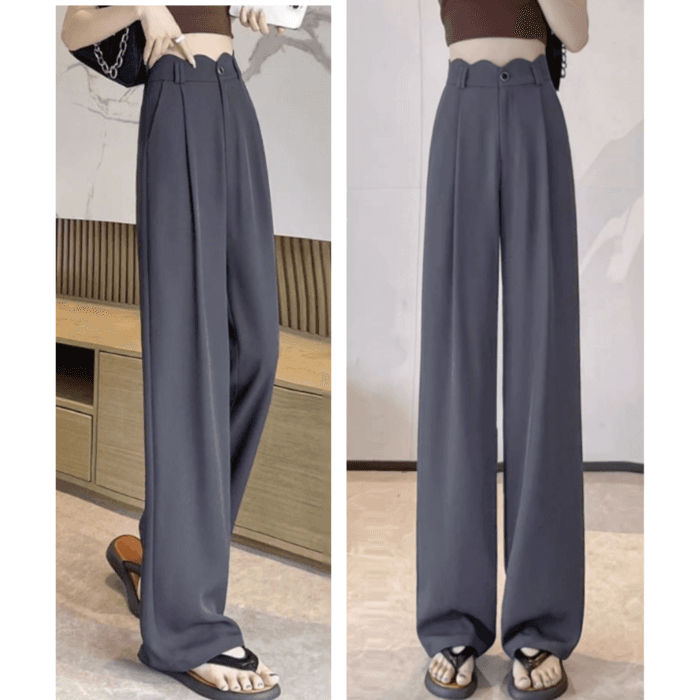 骨格ストレートワンタックドレープストレートパンツ