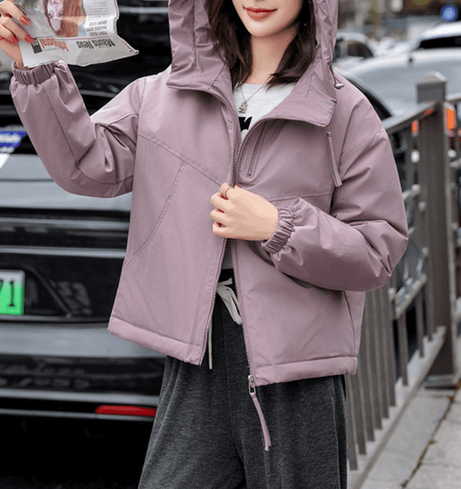 骨格ストレートライトウェイト防寒ジャケット