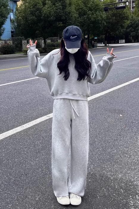 骨格ストレートカジュアルスウェットスーツ