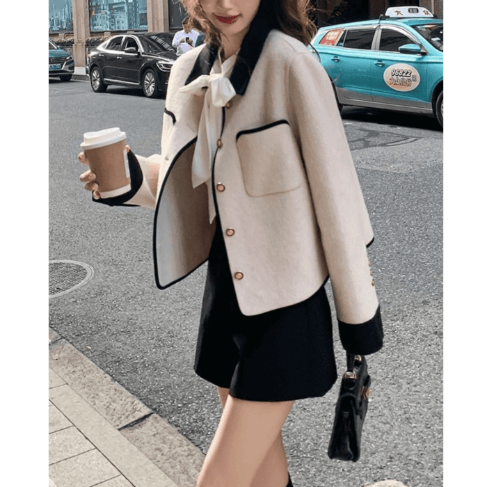骨格ストレートシングルブレストジャケット