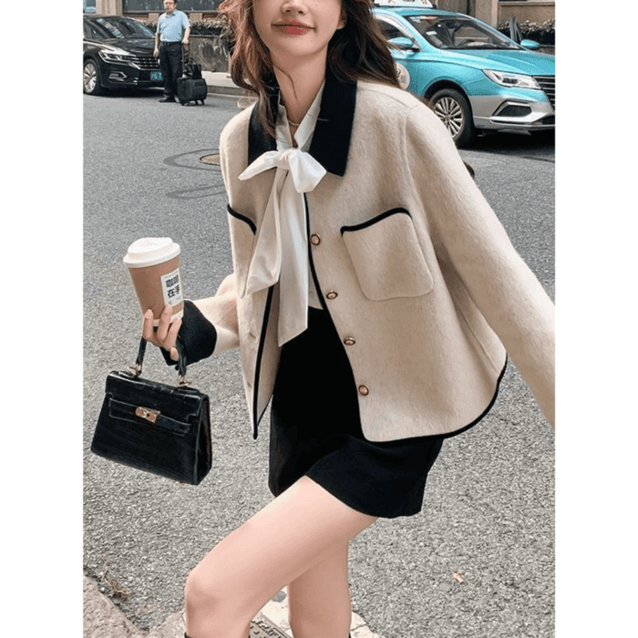 骨格ストレートシングルブレストジャケット