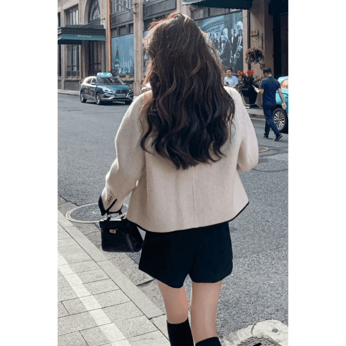 骨格ストレートシングルブレストジャケット