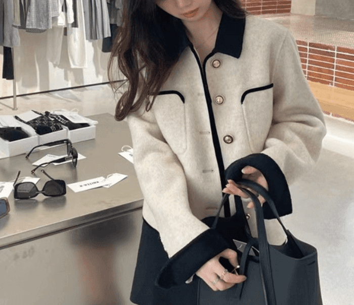 骨格ストレートシングルブレストジャケット