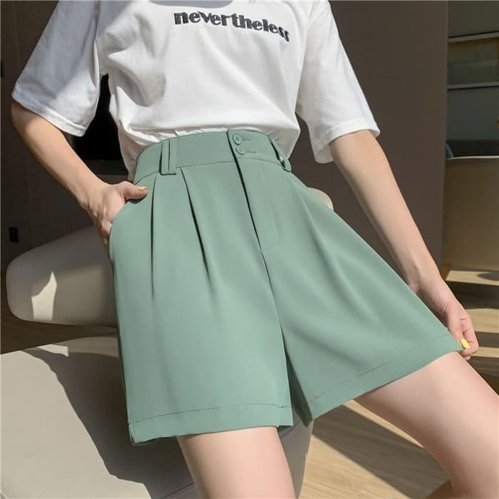 骨格ストレートショートパンツ