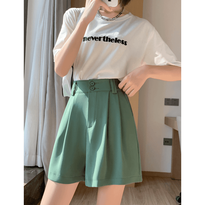 骨格ストレートショートパンツ