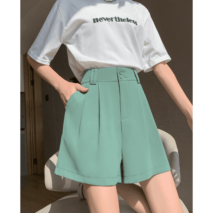 骨格ストレートショートパンツ