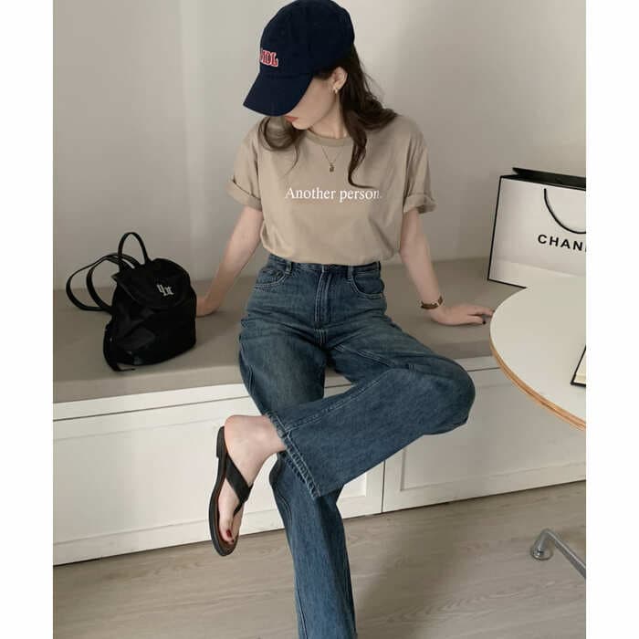 骨格ストレートロングストレートデニム