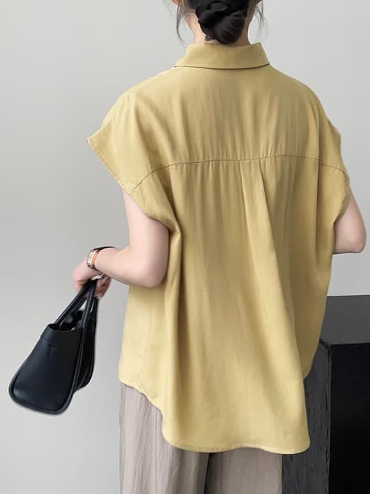 骨格ストレートスリムフィットシャツ
