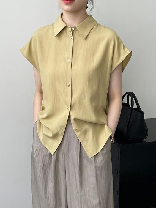 骨格ストレートスリムフィットシャツ