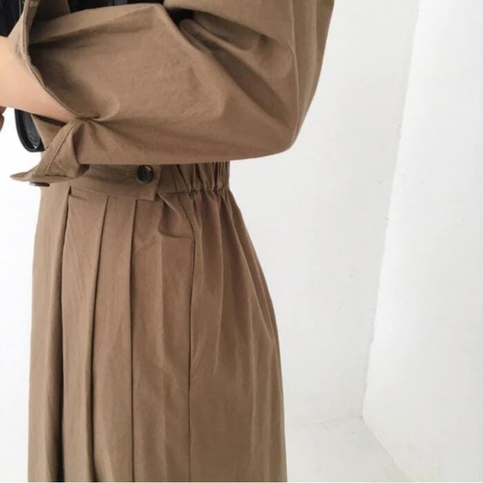 骨格ストレートラップワンピース