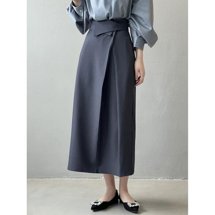 骨格ストレートアシメトリーストレートスカート