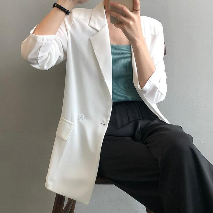 骨格ストレートシアージャケット