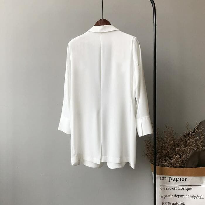 骨格ストレートシフォンジャケット
