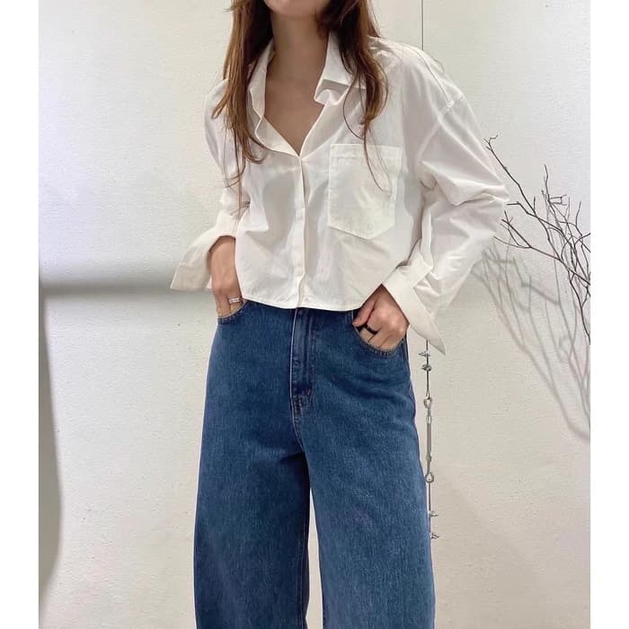 骨格ストレートレトロデニムパンツ