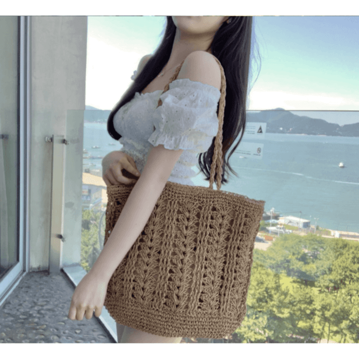 骨格ストレートオフショルダービキニ水着