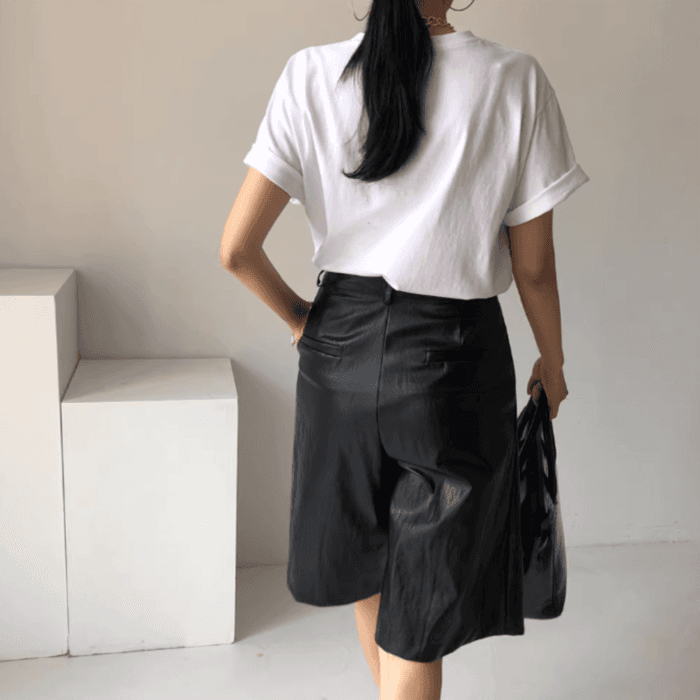 骨格ストレートルーズTシャツ