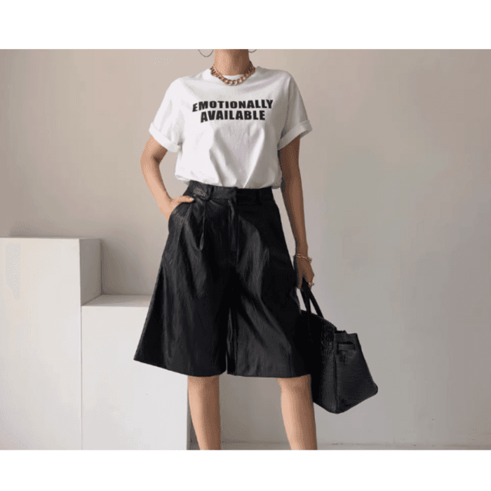 骨格ストレートルーズTシャツ