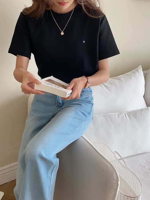骨格ストレートデニムストレートパンツ