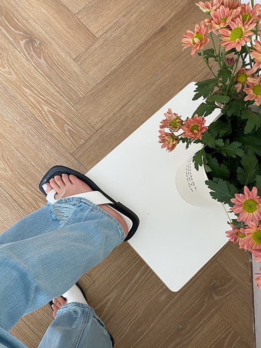 骨格ストレートデニムストレートパンツ