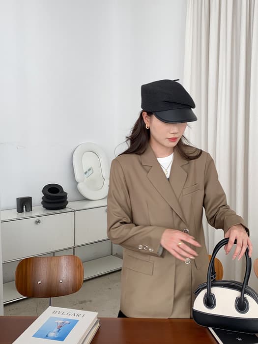 骨格ストレートテーラードジャケット