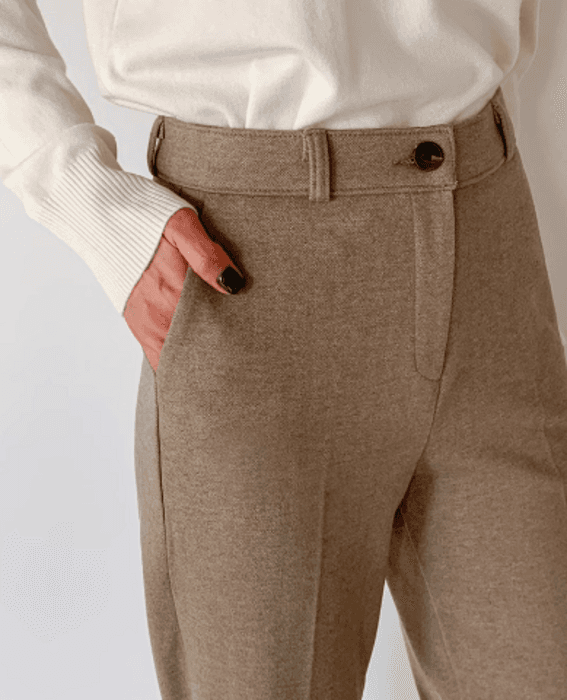 骨格ストレートストレートスーツパンツ