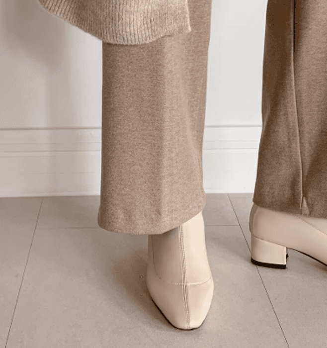 骨格ストレートストレートスーツパンツ