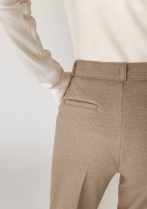骨格ストレートストレートスーツパンツ
