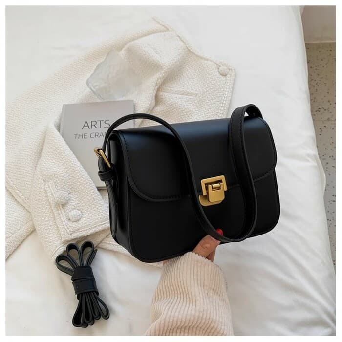 骨格ストレートコンパクトショルダーバッグ