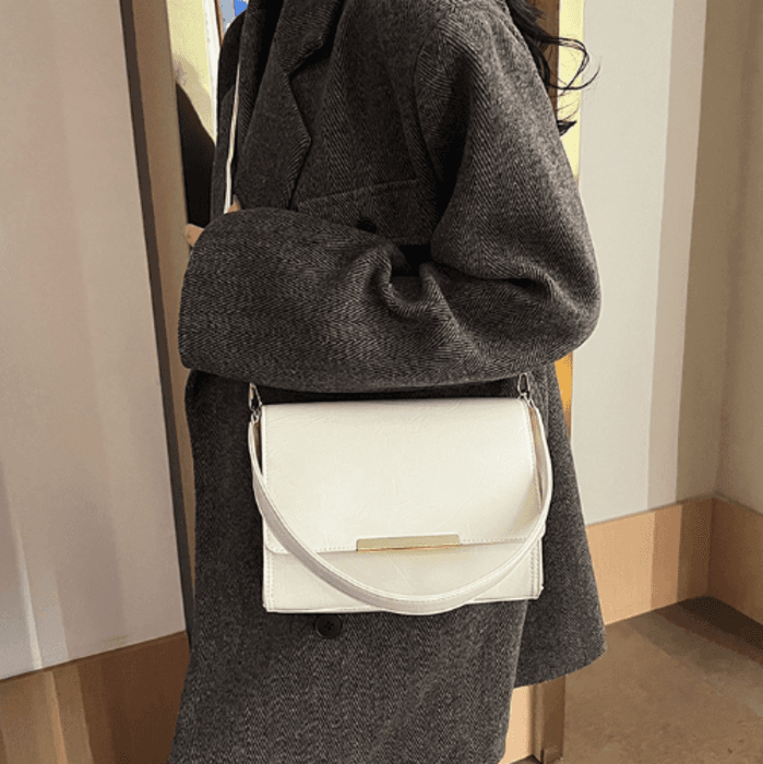 骨格ストレート2wayショルダーダブルフェイスバッグ