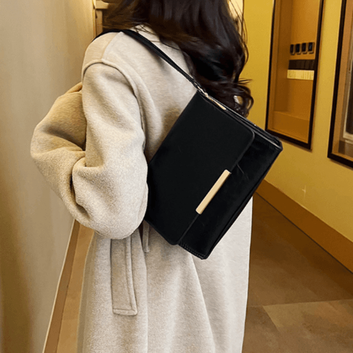 骨格ストレート2wayショルダーダブルフェイスバッグ