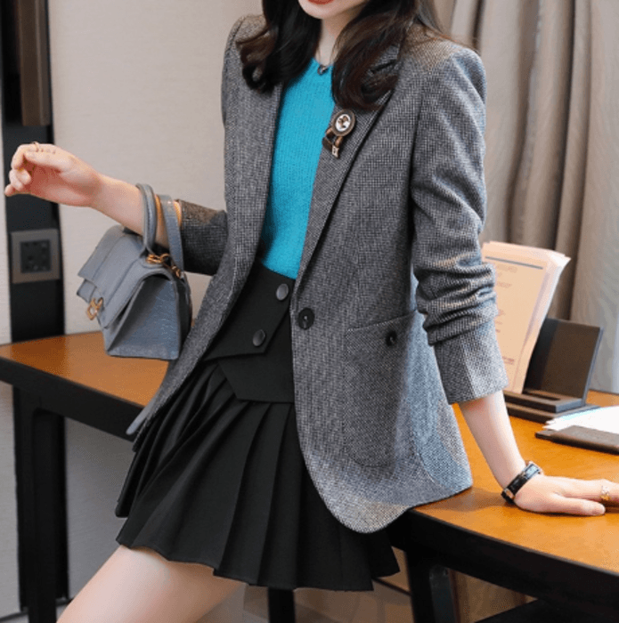 骨格ストレートテーラージャケット