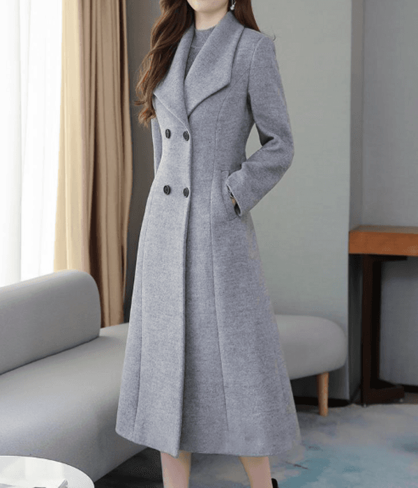 骨格ストレートロング丈チェスターコート