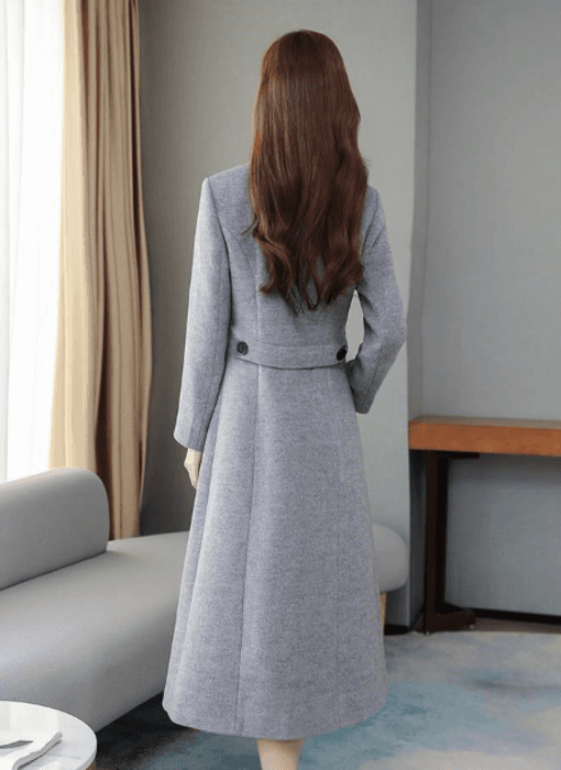 骨格ストレートロング丈チェスターコート