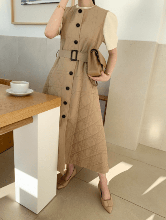 骨格ストレート3wayトレンチコート