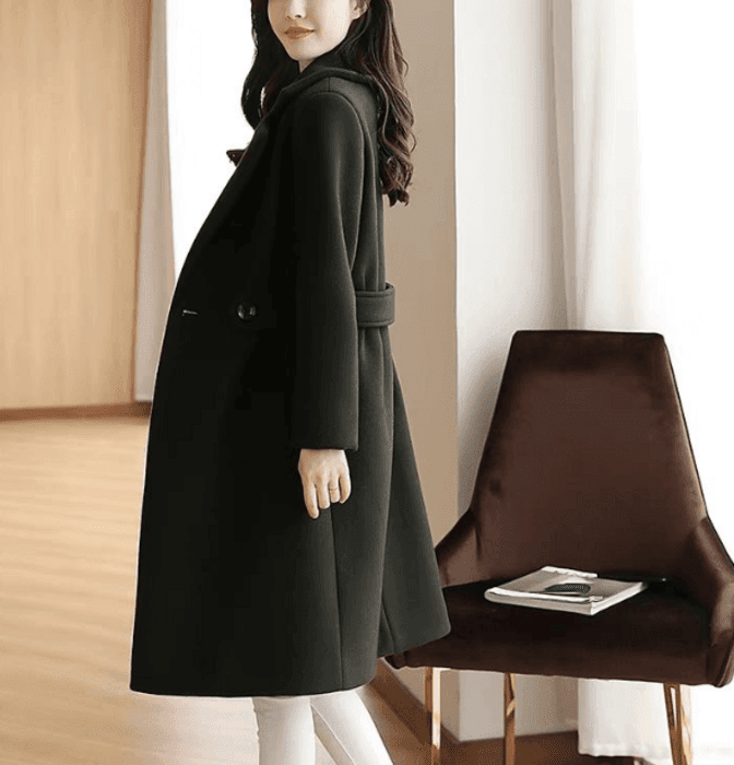 骨格ストレートミドル丈チェスターコート