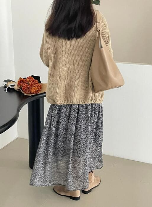 骨格ストレートライトカラーカーディガン